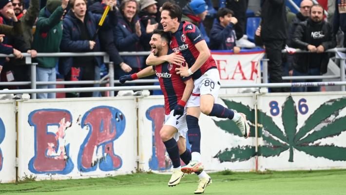 SerieA: tutto facile per il Bologna, 4-0 al Lecce