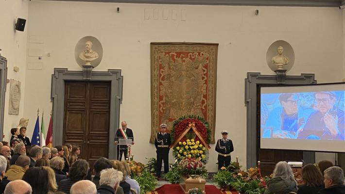 L'ultimo saluto a Paolo Taviani, cerimonia laica in Campidoglio