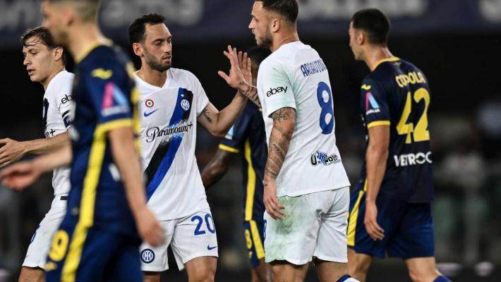 L'Inter chiude con un pareggio, 2-2 sul campo del Verona