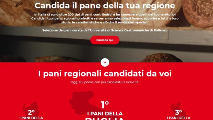 Nutella, prorogata l'iniziativa "Candida il pane della tua Regione"