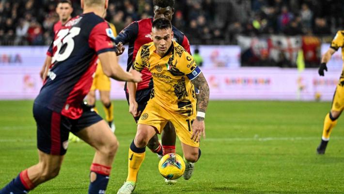 Il Cagliari resiste un tempo, poi l'Inter cala il tris