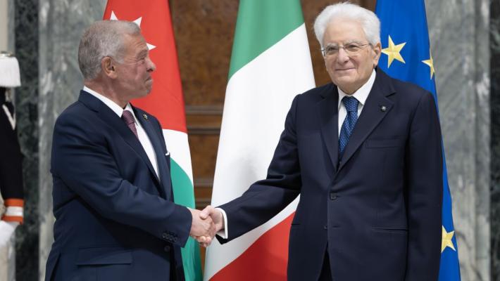 Mattarella al re di Giordania "Mediazione esemplare in Medio Oriente"