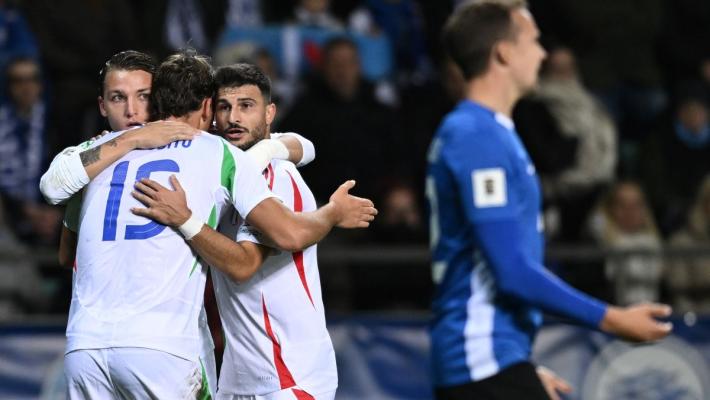 L'Italia vince 3-1 in Estonia, segnano Kean, Raspadori e Pio Esposito
