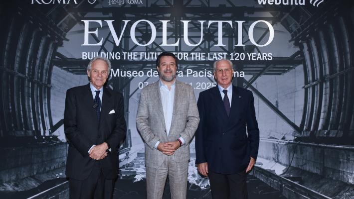 Webuild, Salvini visita la mostra "Evolutio" all'Ara Pacis di Roma