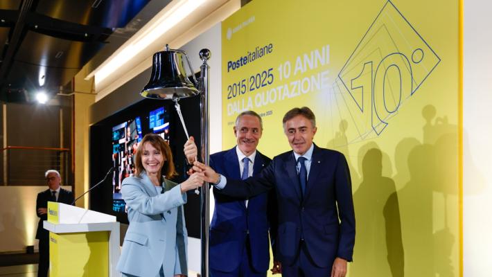Poste Italiane celebra a Piazza Affari 10 anni dalla quotazione in Borsa