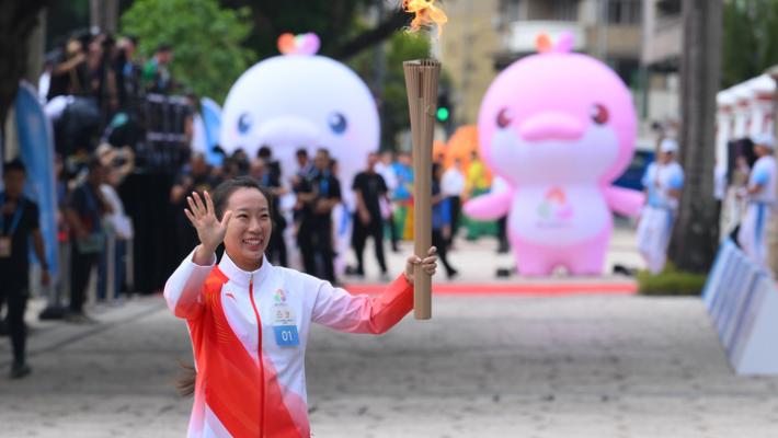 Cina, prima staffetta transfrontaliera della torcia per i Giochi Nazionali