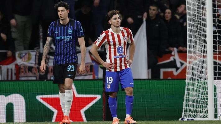 Inter beffata nel recupero in Champions, 2-1 per l'Atletico Madrid