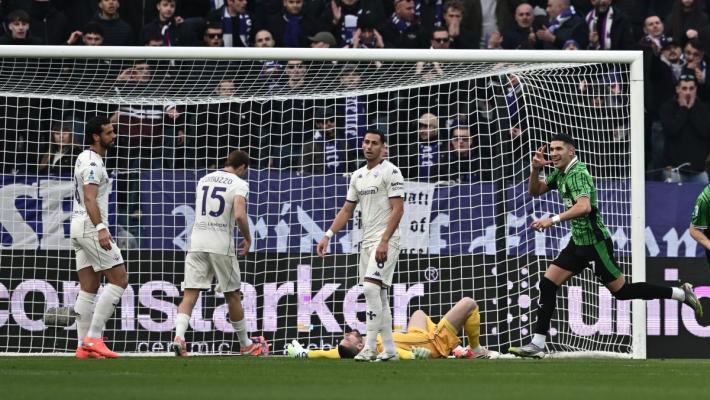 Notte fonda viola, il Sassuolo batte 3-1 la Fiorentina