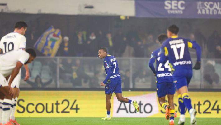 Prima vittoria in campionato per il Verona, l'Atalanta cade al Bentegodi