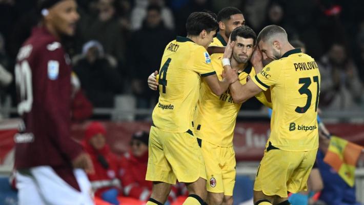 Milan spettacolo: da 0-2 a 3-2, Pulisic firma la rimonta in casa Toro
