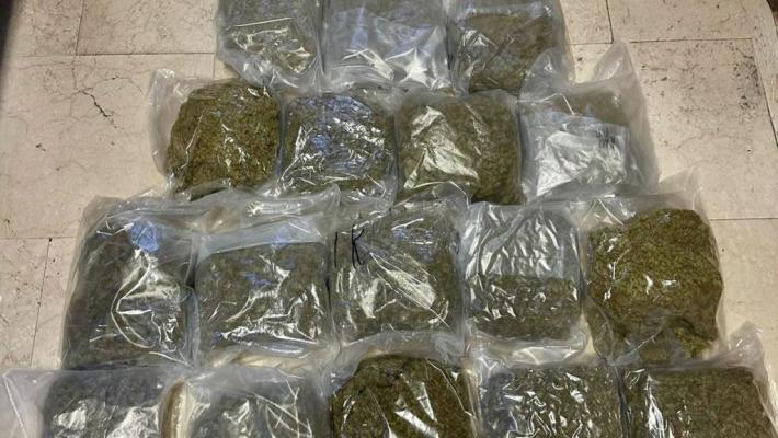 Arrestati a Bologna due trafficanti di droga con 20 kg di marijuana