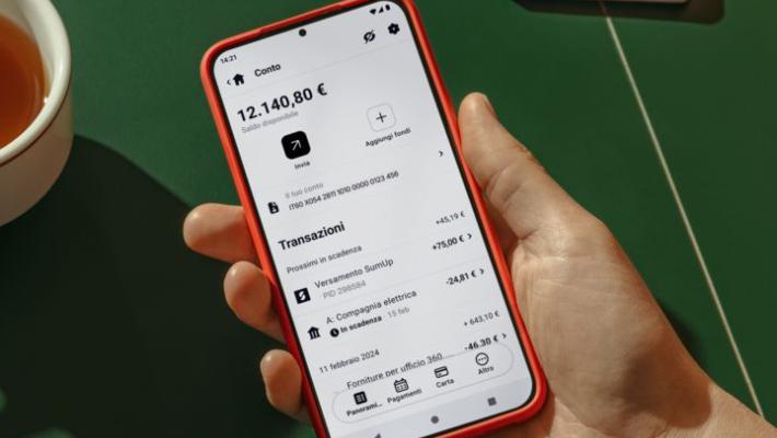 SumUp raggiunge 1 miliardo di euro di depositi sul proprio Conto Aziendale