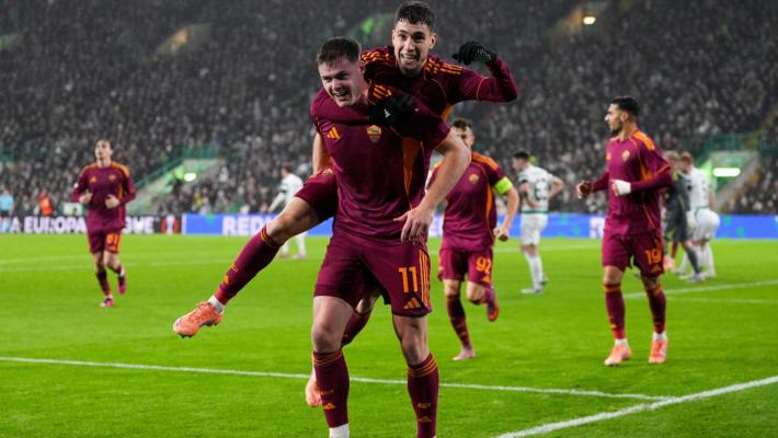 La Roma vince a Glasgow, doppietta Ferguson e 3-0 al Celtic