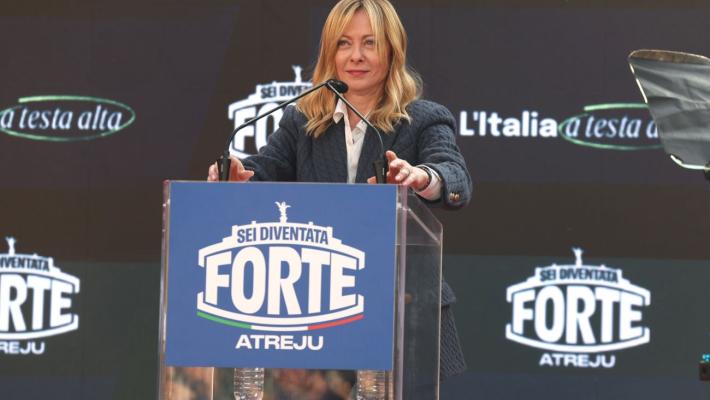Meloni ad Atreju "Europa non &egrave; al tramonto, Italia leale ma non subalterna"
