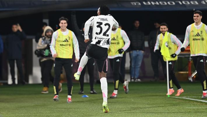 Colpo Juve al "Dall'Ara", Cabal stende il Bologna 1-0