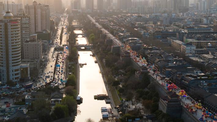 Cina: Xi'an, completamente ricollegato antico fossato dopo oltre 70 anni
