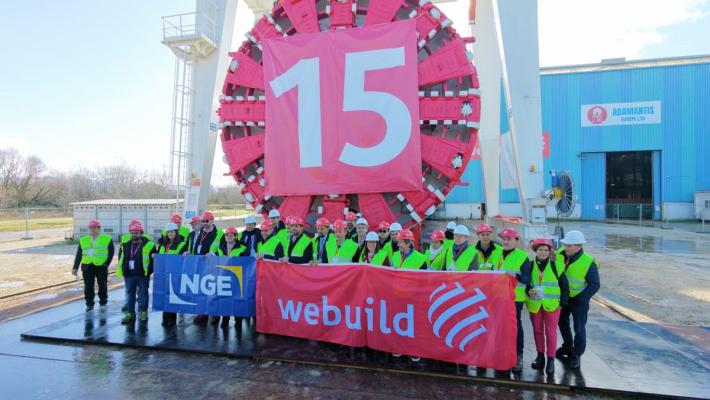 Webuild, pronta la TBM rigenerata per il Grand Paris Express in Francia
