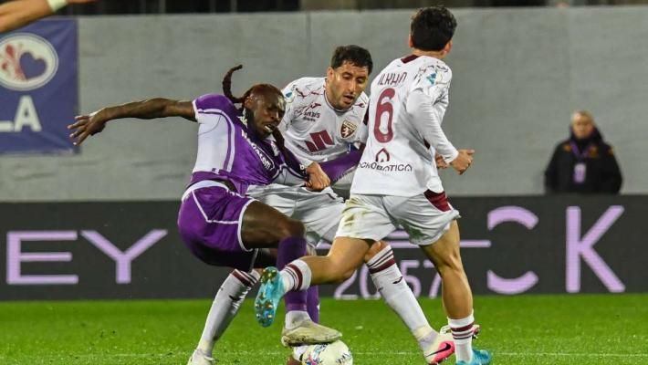 Maripan gela la Fiorentina, il Toro pareggia 2-2 in extremis
