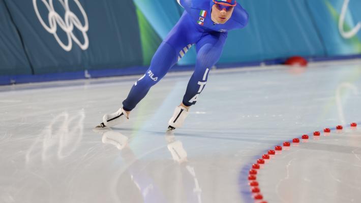 Lorello bronzo nei 5000 uomini di pattinaggio velocit&agrave;