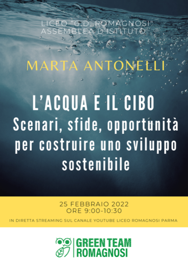 l'acqua e il cibo