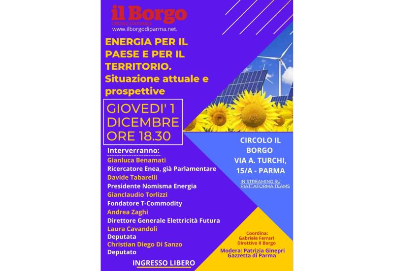 &ldquo;Energia per il paese e per il territorio&rdquo;