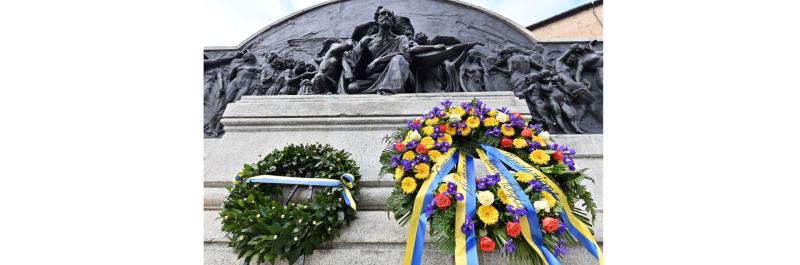 Cerimonia in memoria di Giuseppe Verdi