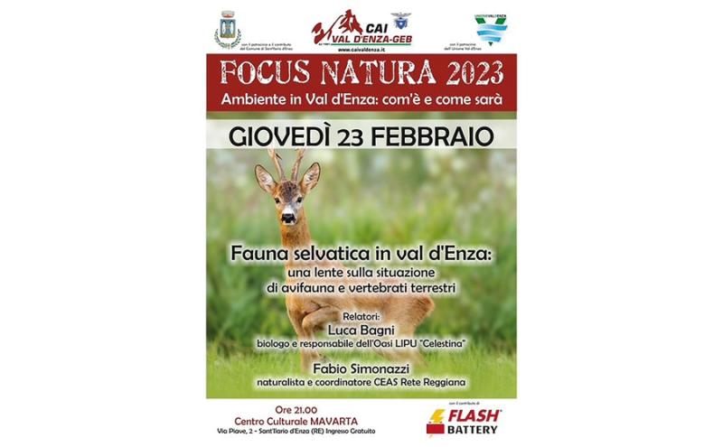 Fauna selvatica in val d'Enza