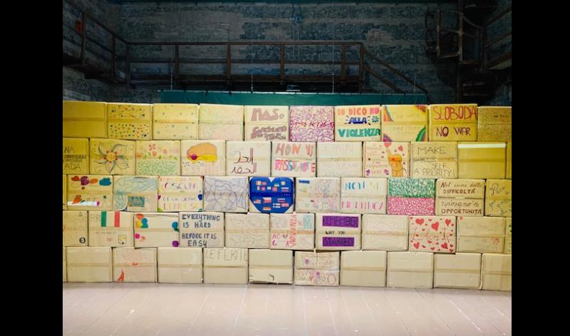 THE WALL al MARIA LUIGIA per la Giornata dell'Europa 2023