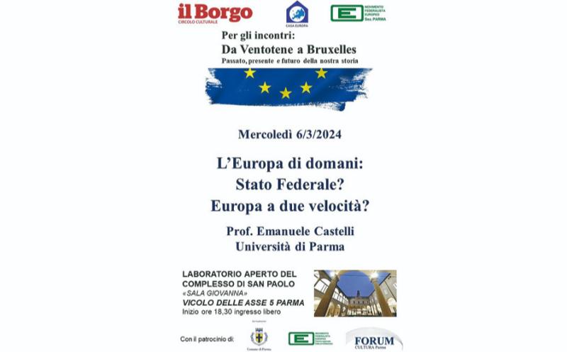 "L'Europa di domani. Stato federale? Europa a due velocit&agrave;?"
