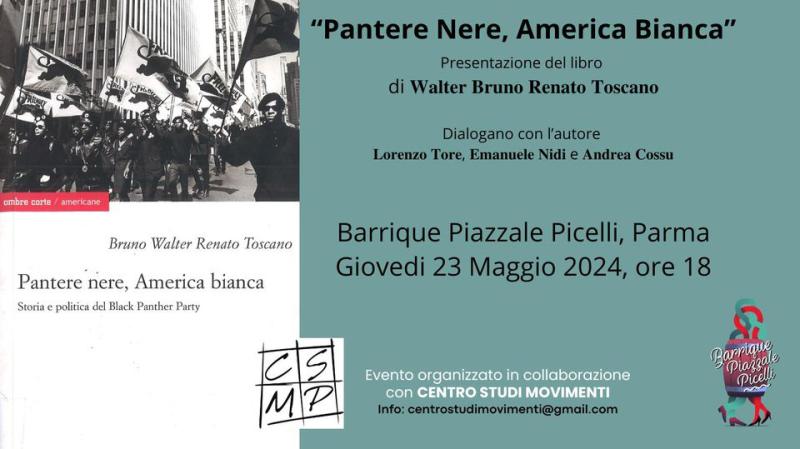 Pantere nere, America bianca. Presentazione del libro sul Black Panther Party di Toscano
