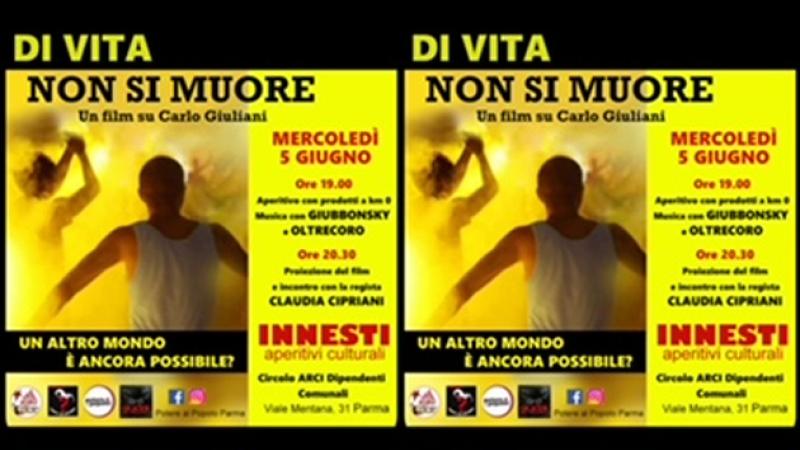 Proiezione film documentario "Di vita non si muore" 
