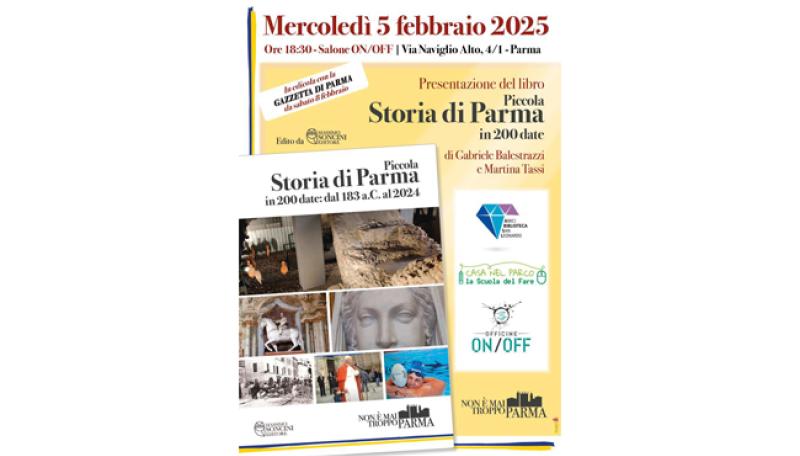Presentazione libro "Piccola storia di Parma in 200 date" del giornalista Gabriele Balestrazzi