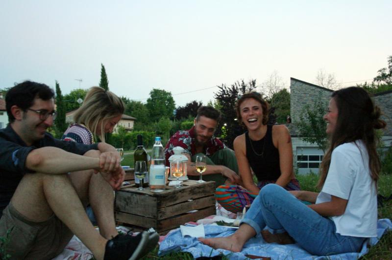 Picnic in vigna