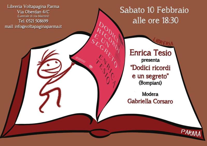 Enrica Tesio presenta "Dodici ricordi e un segreto"