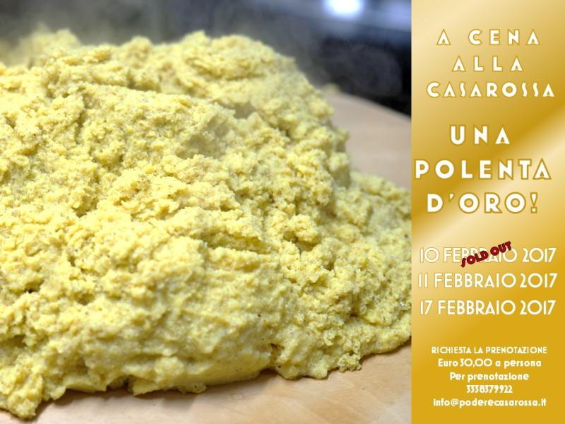 A cena alla Casarossa: una polenta d'oro!