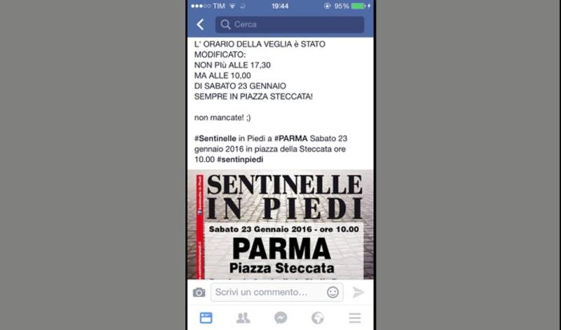 Unioni civili: manifestazione