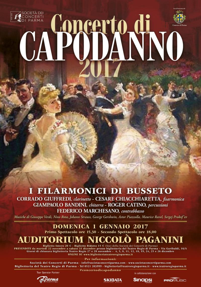 Doppio concerto con la Filarmonica di Busseto il 1&deg; gennaio