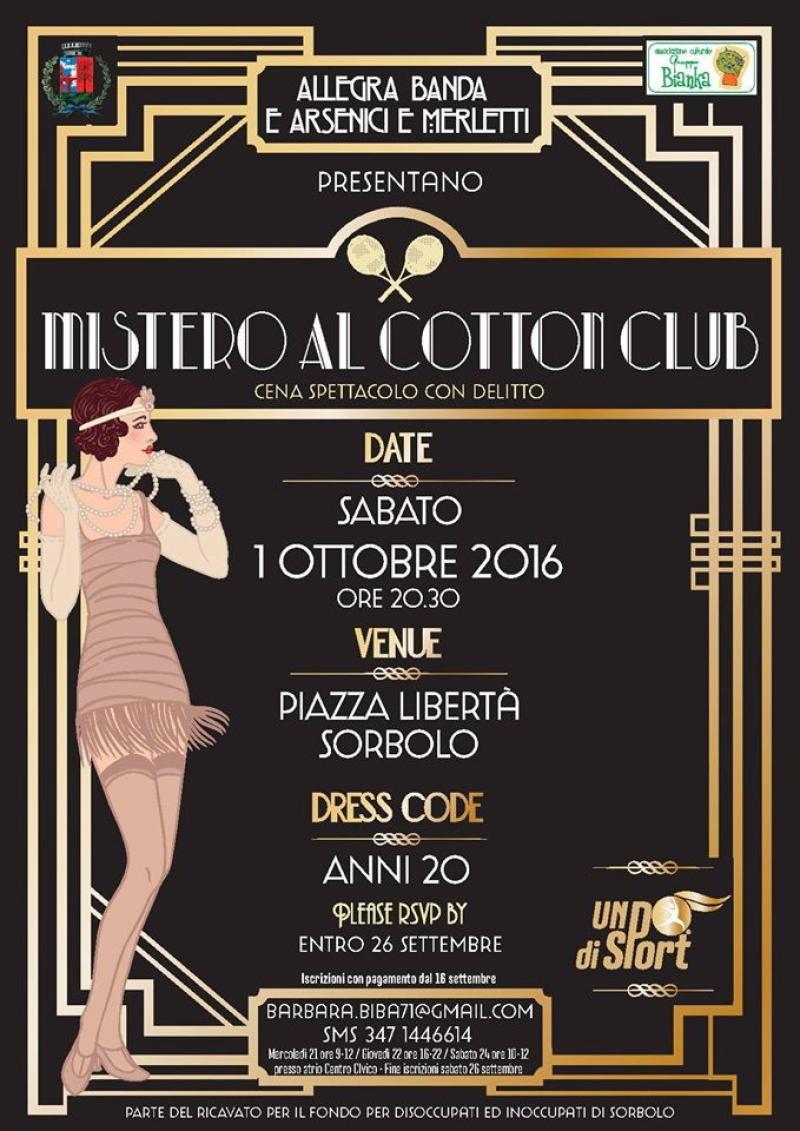 Mistero al Cotton Club