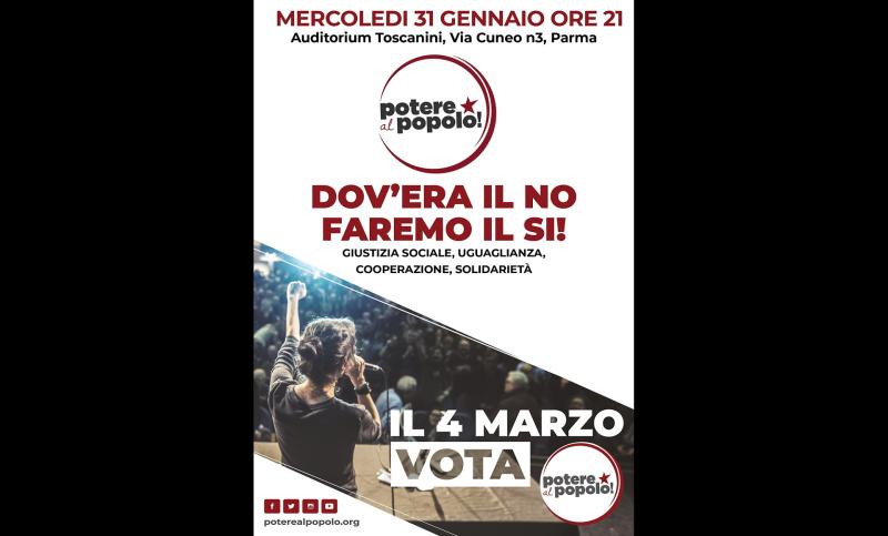 Potere al Popolo si presenta a Parma 