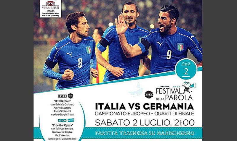 Maxischermo al Festival della parola