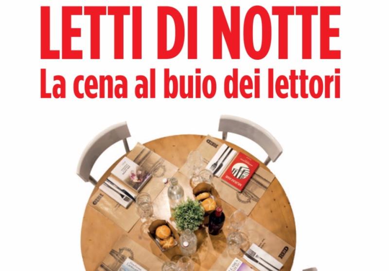 Cena al buio alla Feltrinelli