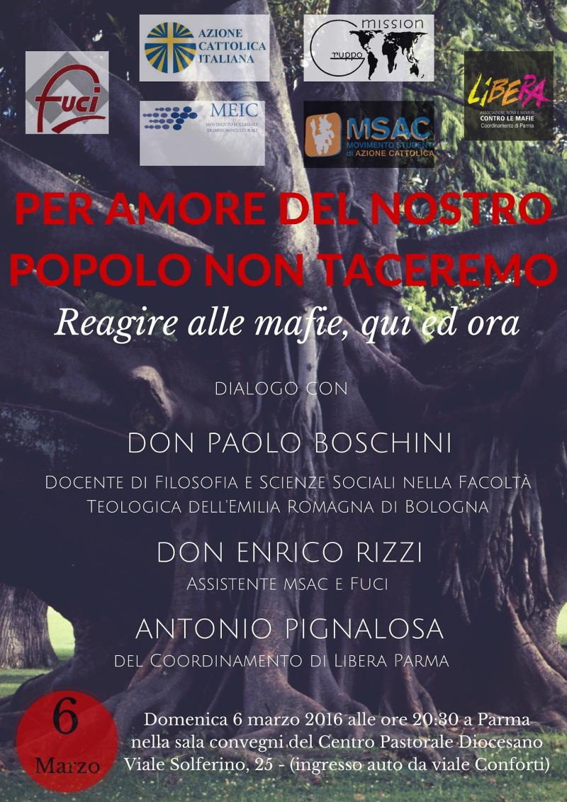 PER AMORE DEL NOSTRO POPOLO NON TACEREMO