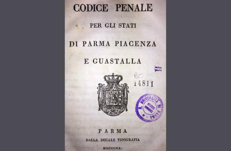 Conferenza sui Codici di Maria Luigia con il prof. Cadoppi