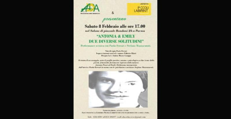 &ldquo;Antonia & Emily.Due diverse solitudini&rdquo;