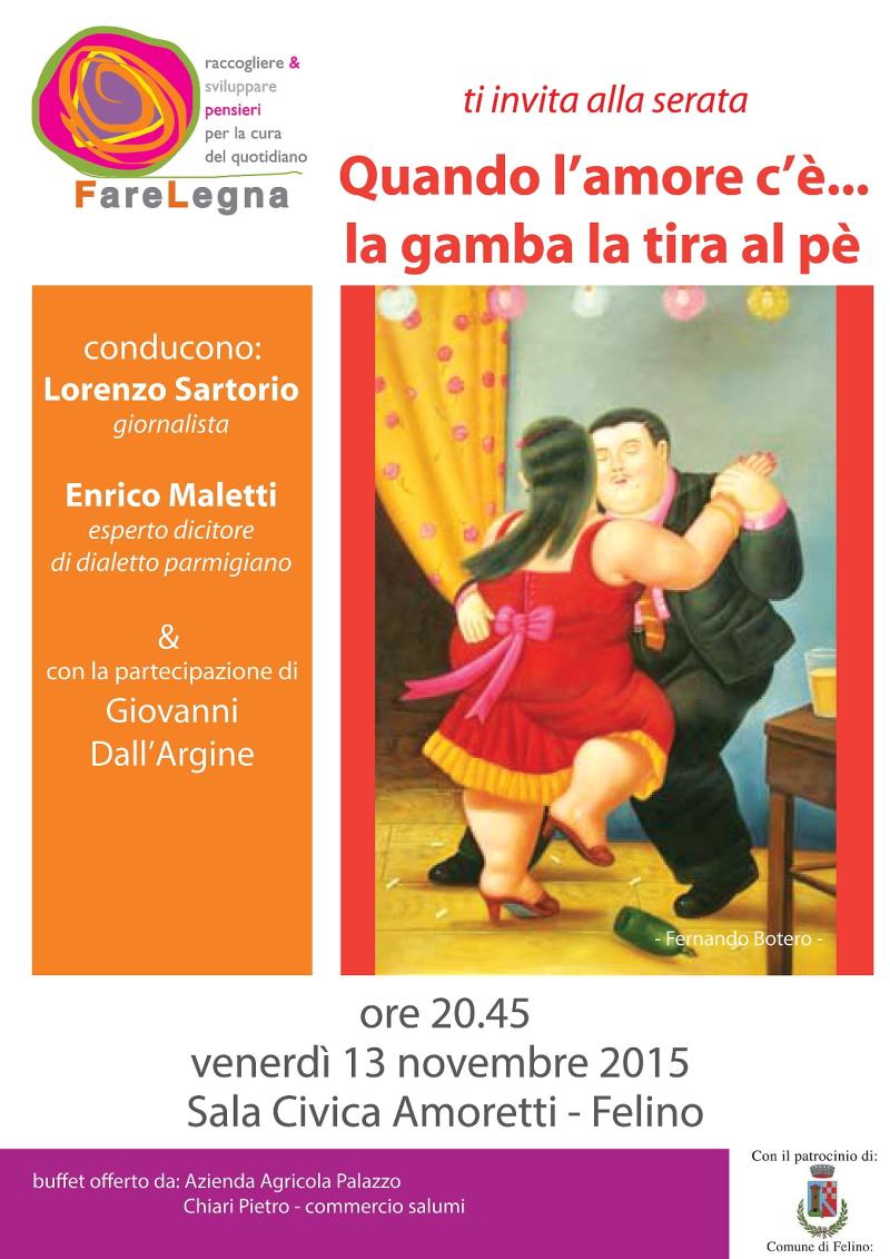 Quando l'amore c'&egrave;... la gamba la tira al p&egrave;