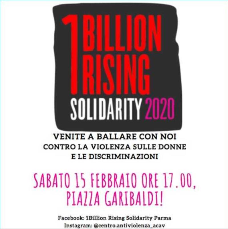  One Billion Rising: sabato flash mob anche a Parma 