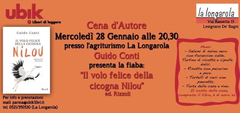 Cena d'Autore con Guido Conti