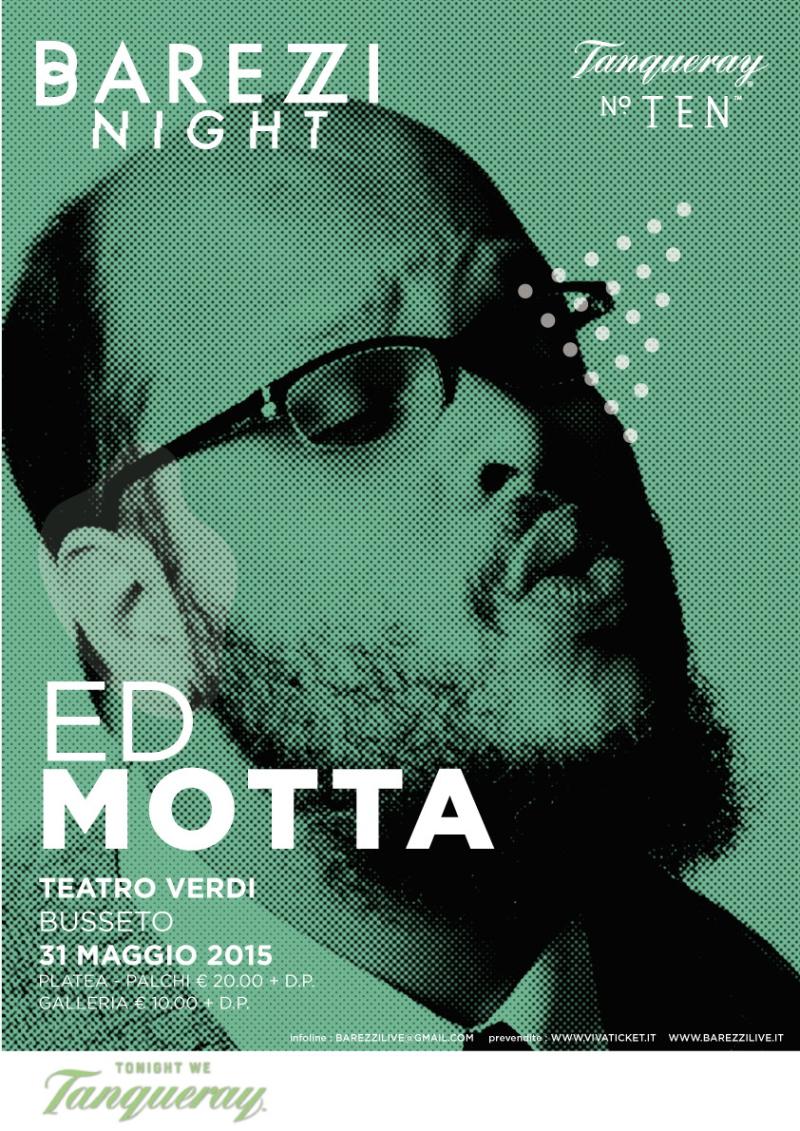 Ed Motta e il suo quintetto al "Barezzi Night"