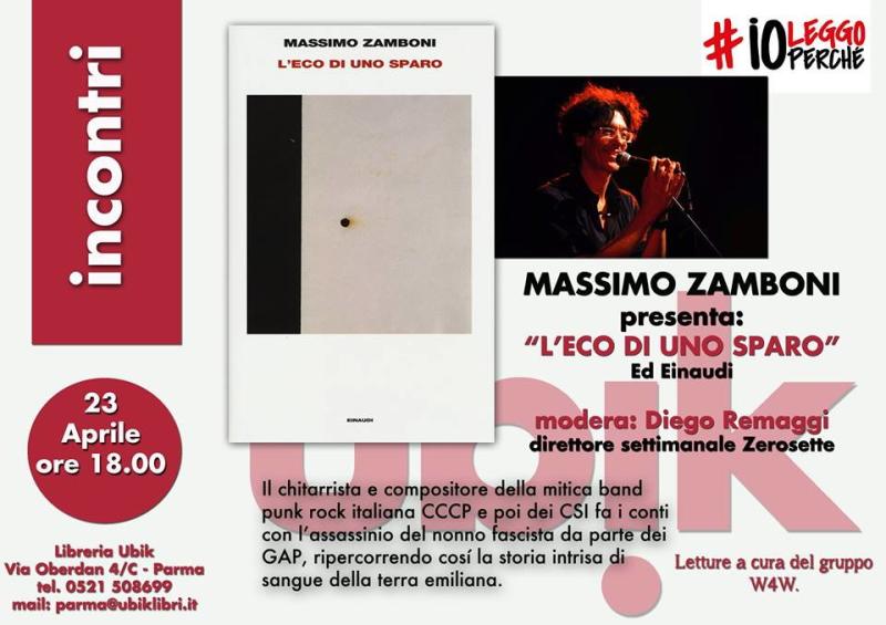  Zamboni e il suo nuovo romanzo