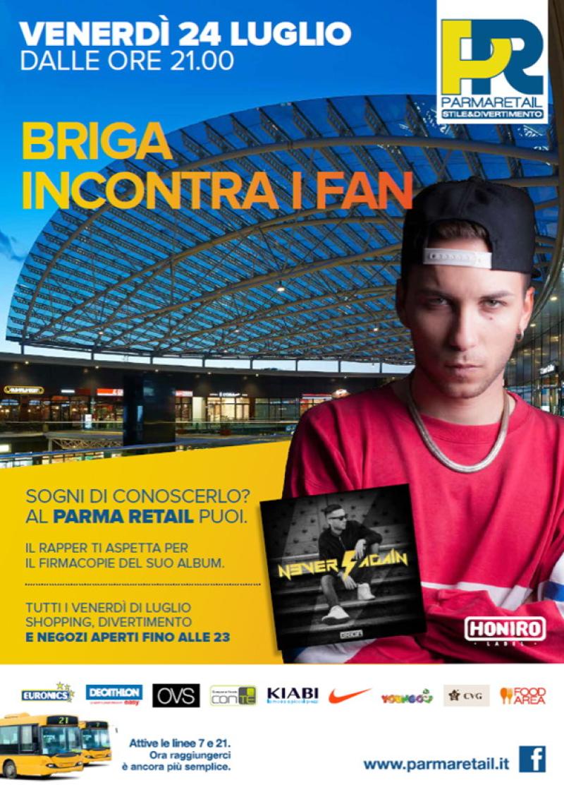 Mattia Briga a Parma Retail